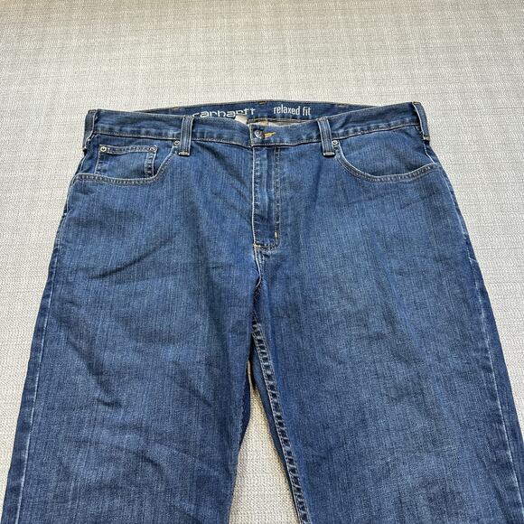 Carhartt Jeans Mens 38x30 Relaxed Fit Rugged Flex Straight‎ Leg Workwear Pants - Picture 4 of 10